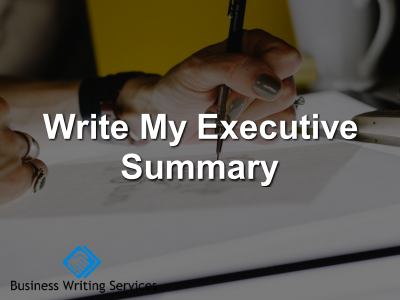 Write My executive summary