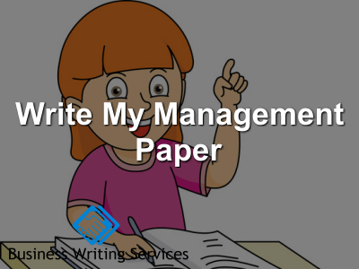 write my Management Paper