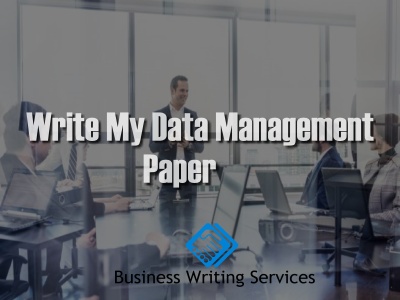 write my Data Management paper