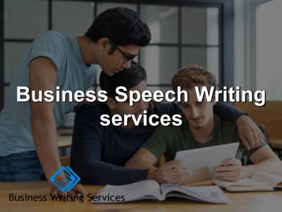 Business Speech Writing services