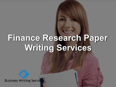 Finance Research Paper Writing Services